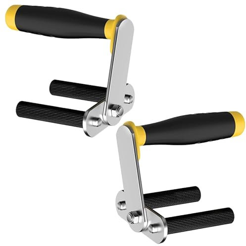 2PCS Plasterboard lifter Easy Panel Carrier Gripper Drywall Lifts Ergonomic Plate for Plywood Sheet Goods General Purpose Glass Handy Grip Hand Board Lifter Particle Thick Panels