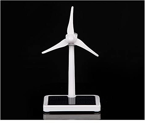 Aerogeneradores, Mini Modelo de generador de turbinas eólicas Molino de viento de energía eólica solar Modelo de DIY educativo Modelo de viento solar de viento Decoración de escritorio de automóviles