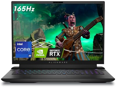 Dell Alienware m18 R2 Gaming Laptop - 18 QHD+ 165Hz NVIDIA G-SYNC 100% DCI-P3, Intel Core i9-14900HX, 32GB RAM, 1TB SSD, NVIDIA RTX 4070, Windows 11 Home, AlienFX, QWERTY, Dark Metallic Moon