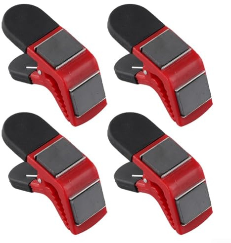 Painter's Multi-Purpose Tool, Magnetic Brush Clip and Paint Can Opener, Pack of 4, Magnet Clip for Holding Brush & Can Opener, for Professional & DIY Projects