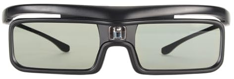 DLP Link 3D-Brille, 144 Hz Active Shutter mit Wiederaufladbarem 40-Stunden-Akku, Kompatibel mit LTV-2500/3000/3500 Pro & Vanish TV-Projektoren für Heimkino