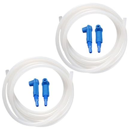 ABOOFAN Tubo Cambio Liquido Freni 2 Pezzi in ABS e Gomma, Previene Perdite Olio e Protegge Motore e Impianto Frenante, Accessorio Auto per Spurgo Freni
