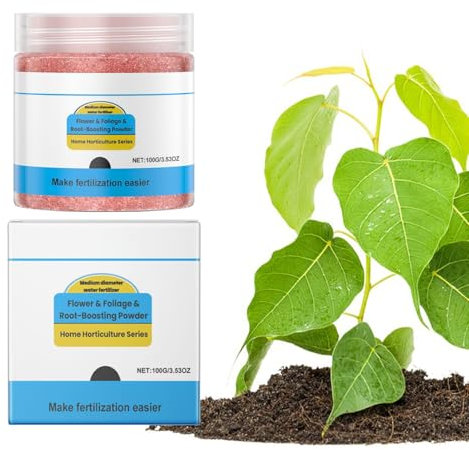 Polvo De Enraizamiento Para Esquejes - Estimulante de Raíces Abono para Flores y Follaje - Nutrientes Para Crecimiento Rápido Y Fuerte De Flores, Suculentas Y