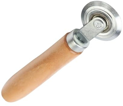 Folpus Karton Anpassungswerkzeug Nutwerkzeug Kartonfalter Bastelwerkzeug Rillgerät mit Präziser Metallrolle für Pappe Und Papier, 1.2 Mm Breite Nocke