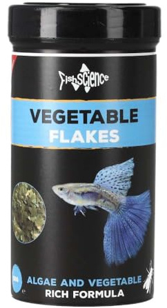 FishScience Vegetable Flake 50g Complete Food for Algae & Plant Eating Fish
