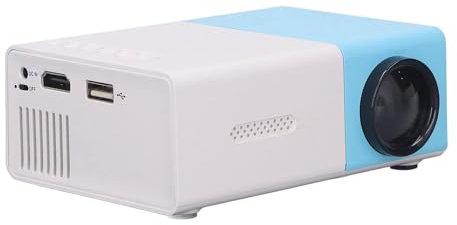 YG300 Mini Proiettore, 1080P Full HD Supporta, LED Videoproiettore Portatile di Film, Home Cinema, Compatibile con HDMI/USB/AV/