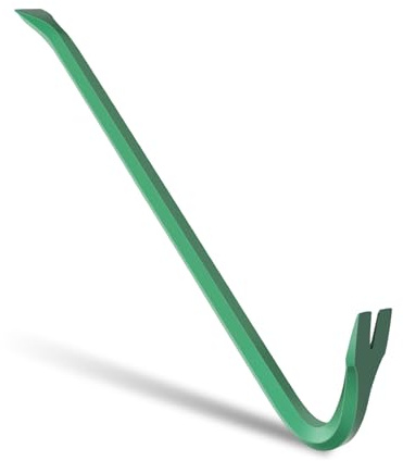 Monkey King Bar-18IN Pry Bar Gooseneck Wrecking Bar-Crowbar tool for Many pulling/Green color
