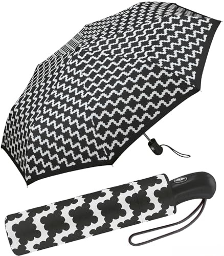 ESPRIT Taschenschirm Easymatic Light Flower Rain