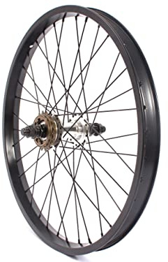 KHE BMX Hinterrad Aluminium Felge BIG400 36 Loch 14mm schwarz 16 Zähne Ritzel