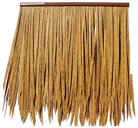 Simulation thatch tile Plastic simulation thatched roof antique tile decoration scenic artificial thatched pavilion PE/PVC fake straw decoration garden courtyard ( Color : Yellow e , Size : 10pcs )