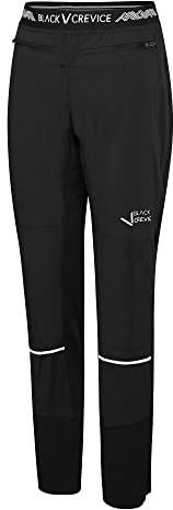 Black Crevice Damen Skitourenhose, schwarz, 36