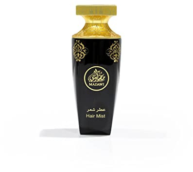 Arabian Oud Hair Mist MADAWI 50 ml | Fragancia para el cabello | Piña, Azahar, Pachulí y Almizcle | Afrutado, Floriental y Oriental Aroma.