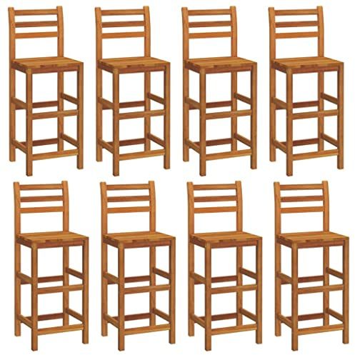 vidaXL Barhocker 8 STK. Massivholz Akazie