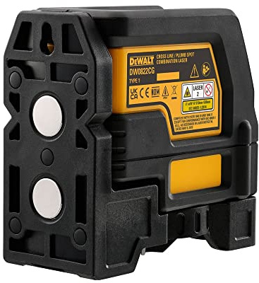 DEWALT Cross Line and Spot Laser, Pivoting Base, Green (DW0822CG)