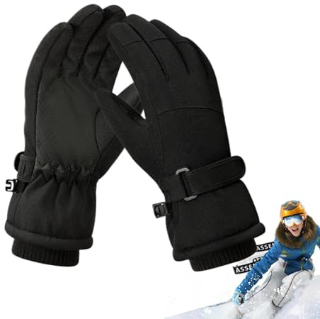 Skidhandskar för barn, utomhus vindtäta skidhandskar - bekväma vinterskidhandskar för barn för skidåkning, snowboard, vandring, sport, släde