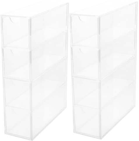 OFFSCH 2stücke Teiliges Acryl Sonnenbrillen-organizer Multifunktionale Aufbewahrungsbox Für Sonnenbrillen Und Brillen Transparente Acryl Aufbewahrungslösung Für Schreibtisch Und