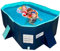 INDUSTEX - Piscina Plegable Foldable Pool, Piscina para niños y Adultos, Piscina para Perros portátil, Piscina Desmontable, bañera para Exterior, Piscina no Inflable (253x133x50cm)