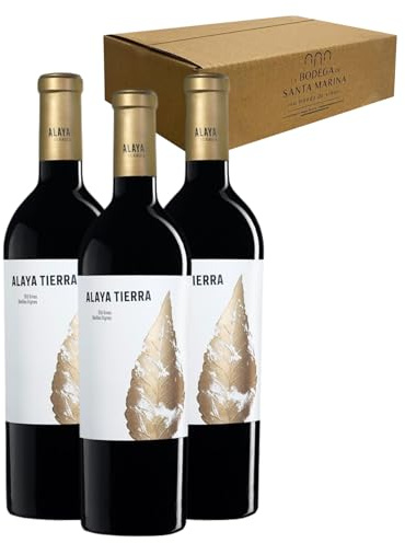 Alaya Tierra - Ideal para Maridar con Carne y Comida Mediterránea - Pack 3 Botellas 75cl