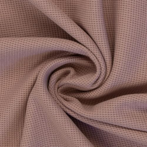 Waffeljersey | Waffelstrickjersey von Swafing | 100% Baumwolle | Farbpalette 2024/2025 | für Bekleidung | Meterware | ab 50 cm (altrosa 433)