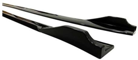 Seitenschweller Schweller Für Kia Für Picanto 2004–2007 Auto-Seitenschweller, Rocker, Splitter, Winglet-Flügel, Stoßstangenlippe, 2 Stück, 86 Cm, Faseroptik Auto Seite Rock