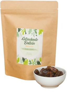 Datteri secchi 5kg, Senza semi, Qualità 1A, Ideali come snack, colazione o per la pasticceria, Dolcezza naturale