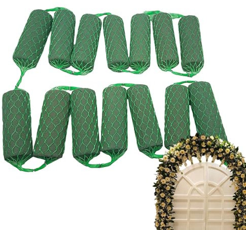 Weqizuerqi 5x1 3 Cm Blocs D'absorption Florale en Mousse Guirlandes Florales en Mousse Humide Mousse Florale Humide Et Sèche Bande De Mousse Sèche Artisanale pour Guirlande De Fleurs Fraîche