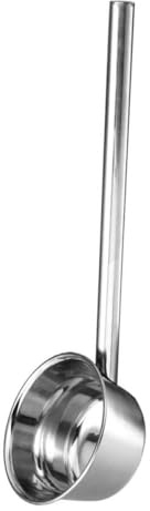 TIKODIDA Louche à Eau en Acier Inoxydable Épaissi, Longue Poignée 35 Cm, Grosse Capacité Cuisine et Jardin, Outil Polyvalent pour Arroser Fleurs et Légumes, 1 Pièce Pratique