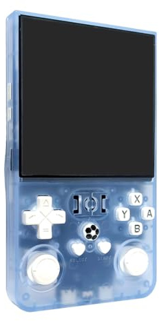 Handheld Spielkonsole 4 Zoll 128GB Retro Gaming Konsole 4000mAh USB (Eisblau)