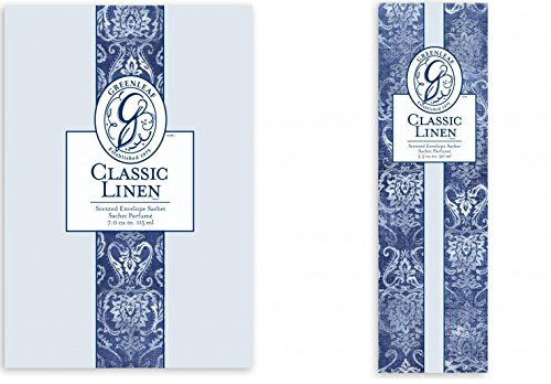 2 Stück, 1 große & 1 Slim Classic Linen Duftsachet
