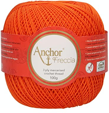 Anchor 4770006-00330 Häkelgarne, 100% Baumwolle, 330, Stärke 6, 350 meter