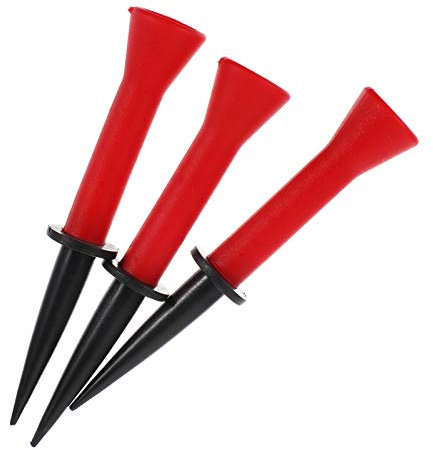 BESPORTBLE 3stücke Elastische Golf Tees Mit Praktisches Zubehör Für Golftraining Robuste Und Langlebige Golfzubehör Für Innen Und Außenübungen Einfach Zu Bedienen Für Golfenthusiasten
