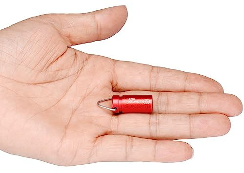 LIGHTFE MINI01 Keychain Flashlight mini Keychain Light is Light, Small, and Bright(Mini01-Red)