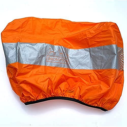 Brompton rain resistant front luggage cover - medium, Orange