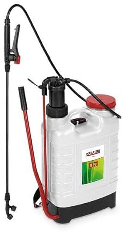 Kreator Rucksack-Drucksprüher, 16 l, Weiß, Kunststoff, Rucksack, Bewässerung, Unkrautbekämpfung, Schädlingsbekämpfung