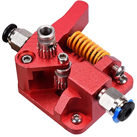 BIQU Dual Gear Extruder für Ender-3 V2/3/Pro Serie/Ender-5/CR-10S/Pro | Upgrade 3D-Drucker Double Gear MK8 Extruder Dual Driver Stock Feeder All Metal 1,75 mm Filament Extruder Kit