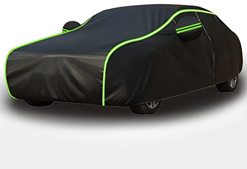 Car Cover Waterproof for Ford Focus RS Mk2/RS Mk3, Outdoor Car Covers Full Car Cover Waterproof Breathable Large Tarpaulin Car Protective Cover Weatherproof Snow Dust Sun Scratchproof (Color:1,Size:RS