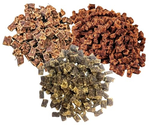 Premium Natural Raw Dog Training Treats Variety Pack - Duck, Rabbit, and Venison Flavours | 3 x Individual 100g Packs | All Natural Training Treats For Dogs | Puppy Treats