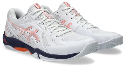 ASICS Blade FF 1071A093-103, Men Squash Shoes, White, 43,5 EU