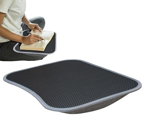 Scrivania portatile per computer portatile, leggera, in fibra di carbonio, con cuscino integrato, con protezione antiscivolo, supporto per tablet, notebook, computer, divano letto, 39 x 29 x 4,5 cm