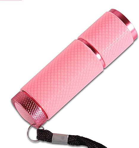 CHFYIJYHM Asciuga Unghie, 1 pz Torcia elettrica Lampada a LED Asciuga Unghie Rosa/Blu/Giallo Rilevatore di Denaro Portatile Torcia Strumenti for Manicure con Smalto Gel