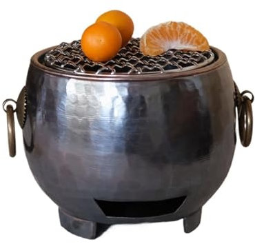 Estufa portátil para barbacoa Estufa de carbón pequeña de mesa for interiores y exteriores, estufa for preparar té, mini estufa de calefacción, parrilla ahumadora portátil for barbacoas, camping, picn