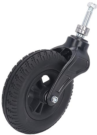 Yomiyuyr 7-Zoll-Ersatz-Rollstuhl-Vorderrad, PU- und PVC-Rad mit Stahllager, 120 kg Tragfähigkeit, kompatibel mit Rollstühlen, Gehhilfen und Rollern