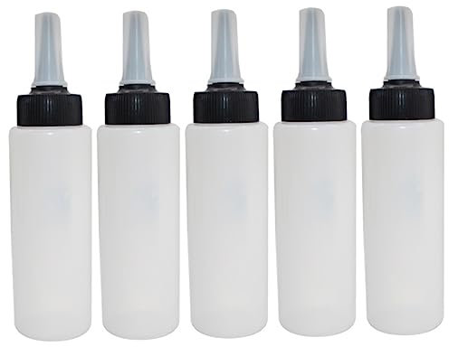 Ipetboom 5pcs Ergonomic Spray Bottle for Cleaning Small Squeeze Bottles Refillable Design Hair Washing for Extensions