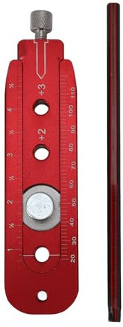 Yechiry Aluminum Alloy Woodworking Compass, Scriber Portable Aluminum Alloy Circle Marking Tool with Pencil, for Carpentry, Decoration, and Industrial Use (Small)