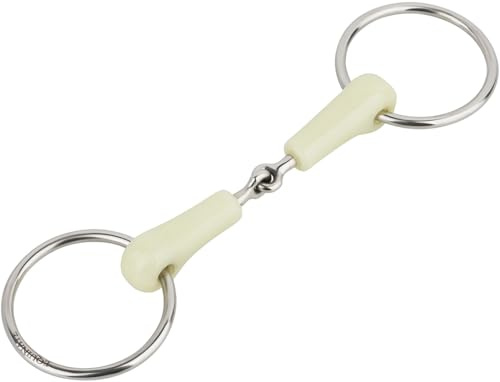 Equinate Mors à eau au goût de pomme - 18 mm facilement cassé - 12,5 cm - Mors anatomiquement moulant - Favorise la salivation et stimule l'activité de mastication