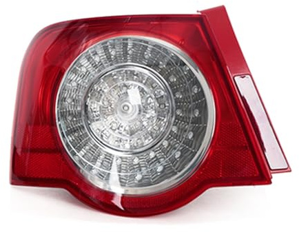 Pilotos Traseros coche Compatible Con Para Passat B6 Sendan 2006 2007 2008 2009 2010 2011 Luz Trasera Exterior Del Coche Lámpara Trasera Interior Luz De Freno Luces DRL Lámpara Trasera(Outer Left)