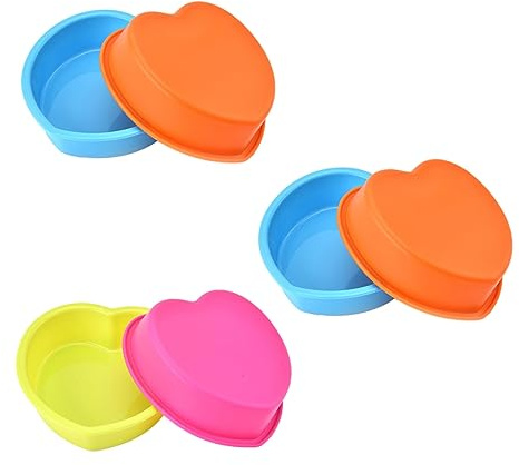 FUNOMOCYA Stampo Per Torte A Forma Di Cuore in Silicone Stampi Per Fondente E Cioccolato Utensili Da Forno Pratici Per Casalinga