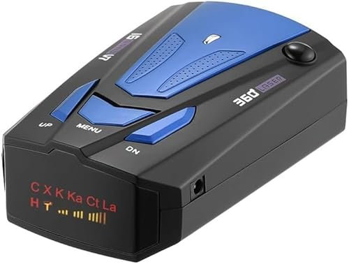 Speed Camera Detector, Long Range Speed Camera Detector With 360° Protection & Voice Alerts, Detects Upcoming Hazards For Vehicles, Electronics Car Speed Detector Radar for Police (Red)