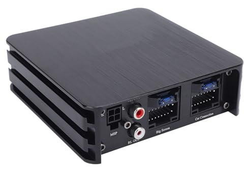 Pyhodi Amplificateur de Puissance pour Voiture, DSP Classe AB 320 W, Amplificateur en Alliage D'aluminium pour, Grand écran, Installation Facile avec Câblage Plug and Play, adapté à (6 canaux)