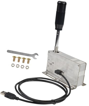 Realistischer Rennschalthebel Plug And Play USB Sequential Controller Handbremse Für PC Spiele Optimierte Ergonomie USB Handbremse Für Lenkrad